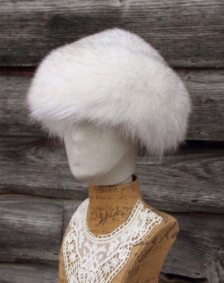 Vintage Arctic Fox Hat