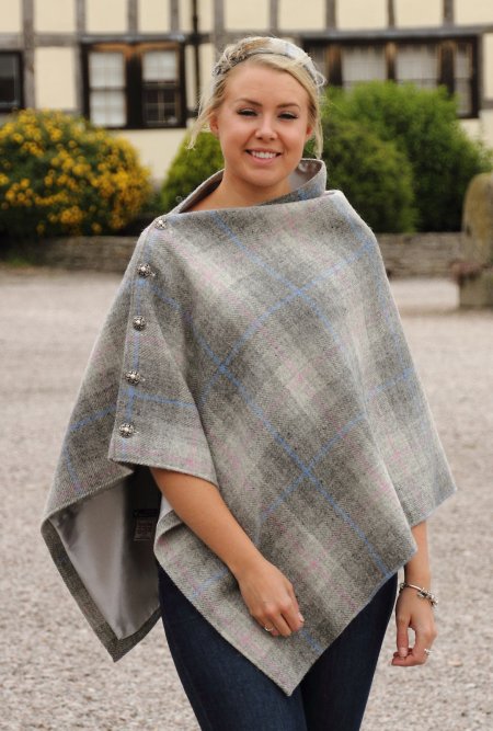 Harris Tweed Silver Cape